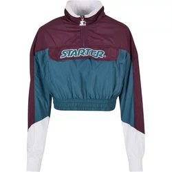 Womens Beginner Jacket with Color Block Dark Purple/Teal