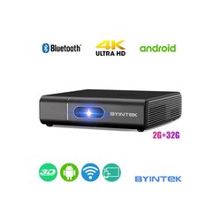 BYINTEK UFO U30 Pro mini prenosni 3D LED projektor, Android, Wifi, vgrajen zvočnik, HD, HDMI-IN