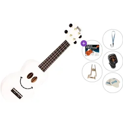 Mahalo U-SMILE Premium SET White Soprano ukulele