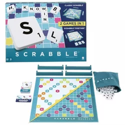 Scrabble 2 v 1 Original in družabna igra - madžarski jezik