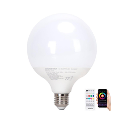 LED RGBW prigušiva sijalica MESH G120 E27/4,9W/230V 2700-6500K + daljinski upravljač - Aigostar
