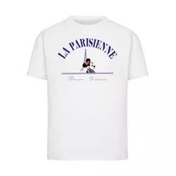 Merchcode Majica Minnie La Parisienne  modra / rdeča / črna / bela