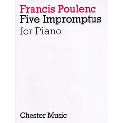 POULENC:FIVE IMPROMPTUS FOR PIANO