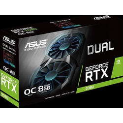 ASUS grafična kartica GeForce RTX 2080 DUAL OC 8GB GDDR6 (DUAL-RTX2080-O8G)