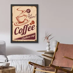 Wallity Uramljena slika Coffee, 35x45 cm