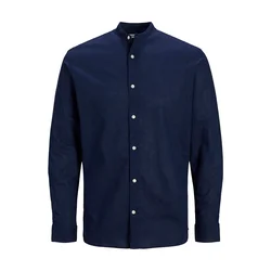 JACK & JONES Srajca JWHSUMMER BAND temno modra