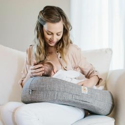 Ergobaby jastuk za dojenje – Sivi