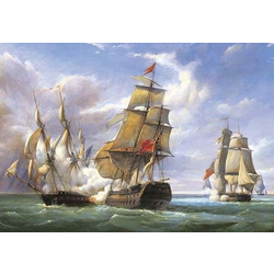 Castorland - Puzzle Bitka kod francuskih fregata - 3 000 dijelova