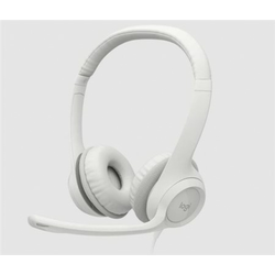 LOGITECH H390, bele, USB