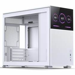Ohišje Jonsbo D31 MESH Screen Micro-ATX, kaljeno steklo - belo