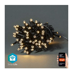 Nedis WIFILX01W50 - LED božićni lanac 50xLED/8 funkcija 10m IP65 Wi-Fi Tuya topla bela