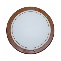 Top Light 5502/40/TD - Plafonsko svetlo 2xE27/60W/230V borovina