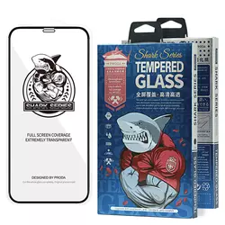 Proda Shark Full Glue Staklo za iPhone 12 Pro Max crna