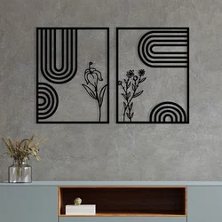 Wallity Zidna dekoracija Dolce Mate, 92x60cm, Crna