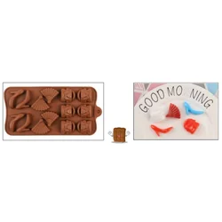 OSS Silikonski kalup za ledene kocke, čokoladni žebljički