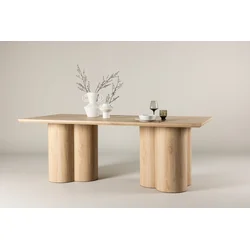 Venture Design Jedilna miza Olivia 100x210 cm naravna