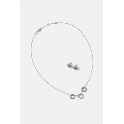 Ogrlica in uhani Tory Burch Miller Pave