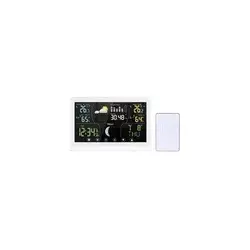 Solight TE110W - Meteostanica sa displejem u boji 5V/2xAAA bela