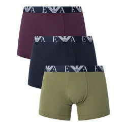 Emporio Armani Boksarice oliva/vinsko rdeča/črna/bela