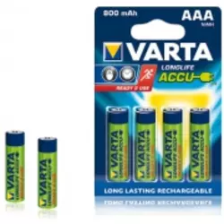 Varta 5670 - 3+1 kom Punjive AAA baterije ACCU Ni-MH, 800 mAh, 1,2 V