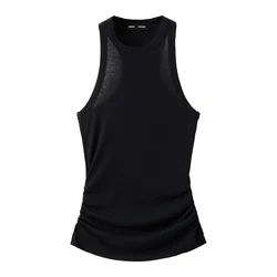 MANGO Top AMANDA  črna