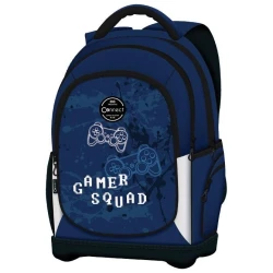 CONNECT Ranac đački anatomski lagan Gamer Squad 40223 tamno plavi-crni