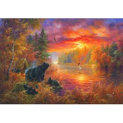 Sunsout - Puzzle Ribiški kamp 500XXL - 500 kosov