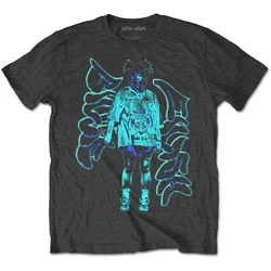 Billie Eilish Neon Graffiti Logo Charcoal Grey 2XL Majica