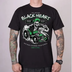 Ulična majica moška - HARPER - BLACK HEART - 14080