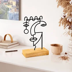 Atelier Del Sofa Dekorativna figura Fall, 28x8x17 cm, Crna
