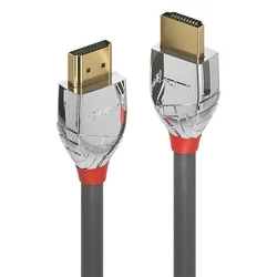 Lindy HDMI 2.0 kabel visoke hitrosti M/M, 2 m, siv/kromiran