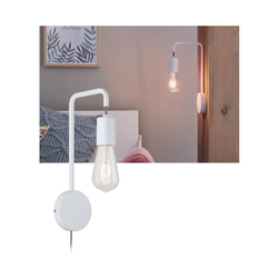 Paulmann 79811 - 1xE27/40W Zidna svetiljka CALVANI 230V bela