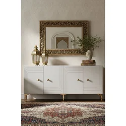 Hanah Home komoda Lessi 180, 180 cm, bela
