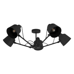 EGLO spot BASURTU 5xE27 O105 cm crna 99667
