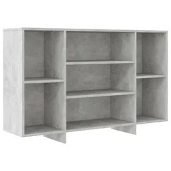 Komoda siva boja betona 120 x 30 x 75 cm od konstruiranog drva