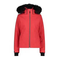 CMP WOMAN JACKET ZIP HOOD, ženska skijaška jakna, crvena 34W4546F