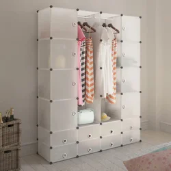 Modularni ormarić s 18 pretinaca bijeli 37 x 146 x 180,5 cm