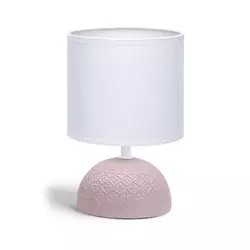 Aigostar - Stona lampa 1xE14/40W/230V ružičasta/bela