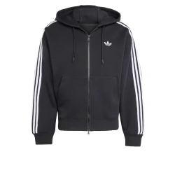 ADIDAS ORIGINALS Jopa na zadrgo Adicolor Spacer črna/bela