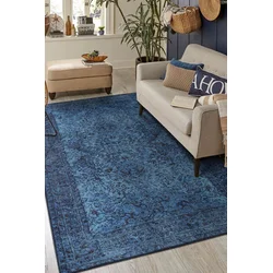 Conceptum Hypnose Tepih Folk -BA 44, 150x230 cm, Tamnoplavi