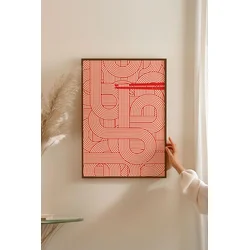 Uokvirena slika Wallity Lmnmdlkahve13, 33x48 cm