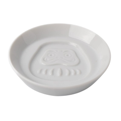 Skleda za omako DARUMA, bela, keramika, MIJ