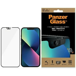 PanzerGlass E2E Microfracture iPhone 13 /13 Pro 6,1 CamSlider Case Friendly AntiBacterial black 2748 (2748)