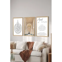 WALLXPERT Set 3 dekorativne slike Artsycllct5