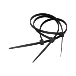 shumee Kabelska vezica 4,8 mm/25 cm črna Cabletech 100 kos.