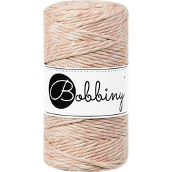 Bobbiny Macrame Cord 3 mm 100 m Peach Shake Vrvica