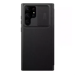 Torbica Nillkin Qin Pro (plain leather) za Samsung S918B Galaxy S23 Ultra crna