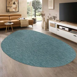 Conceptum Hypnose Tepih Tema 9036, Ovalni, 160 x 230 cm, Tirkizni