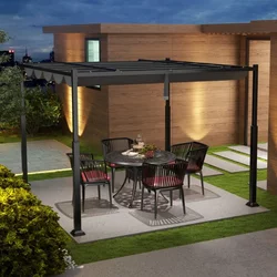 Terasna pergola , 3x3m, siva