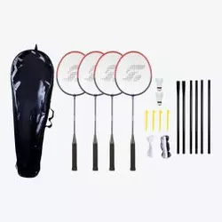 REKET SET BADMINTON 4 PLAYER U